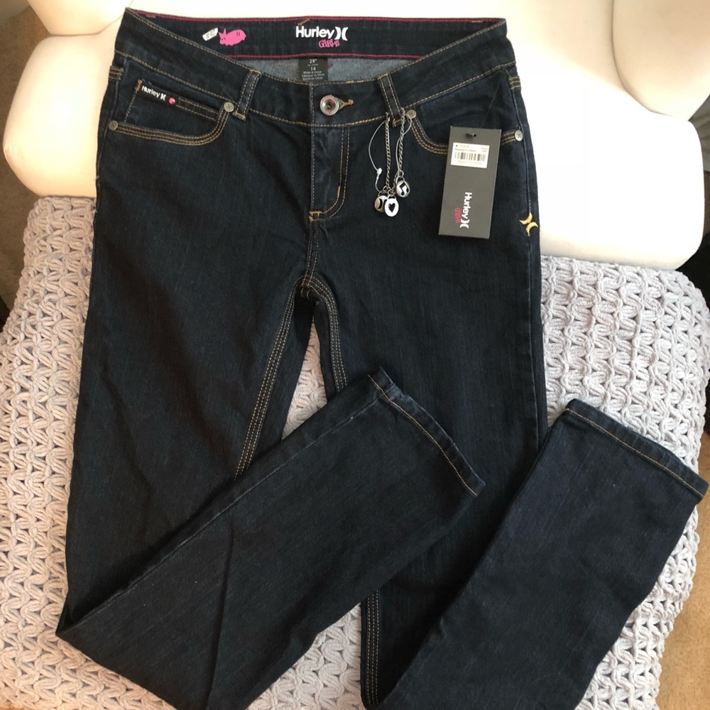 NWT Hurley girls jeans 🎀👖🏄🏼‍♀️